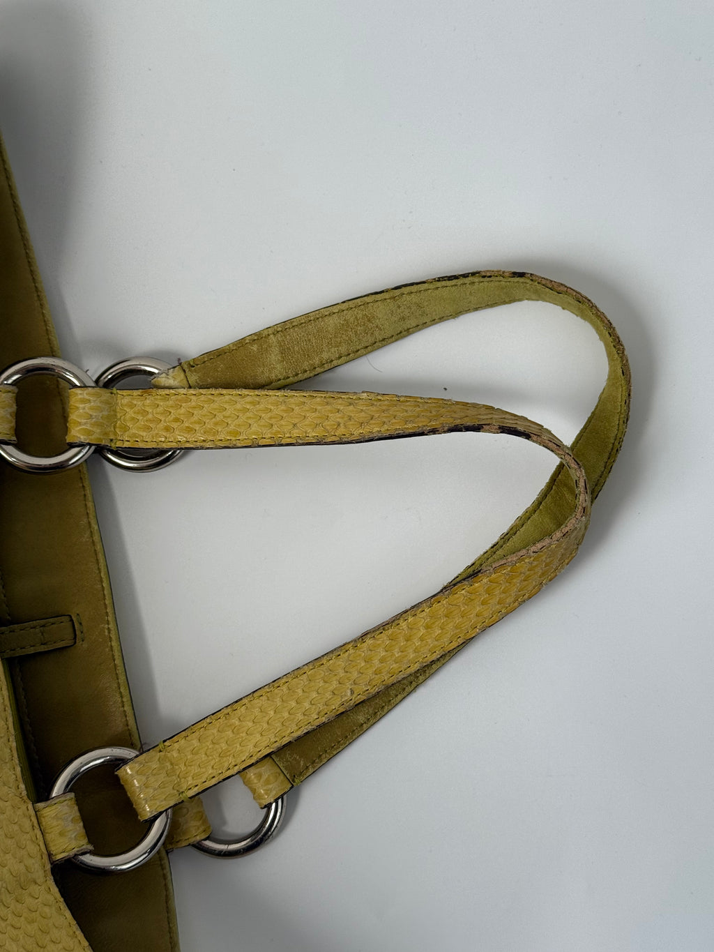 Vintage Coach Patchwork Tote Bag Coach Brown Signature Yellow Leather Handbag 00s Y2K