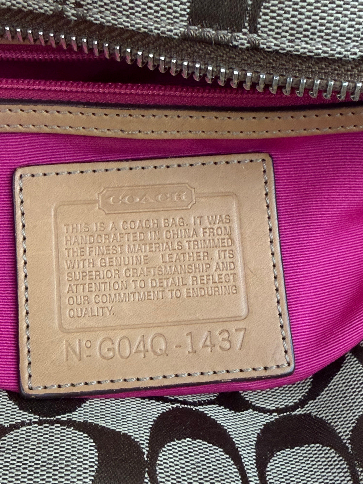 Vintage Coach Patchwork Bag Pink Multi-Colour Patchwork Coach Tote Bag Y2K