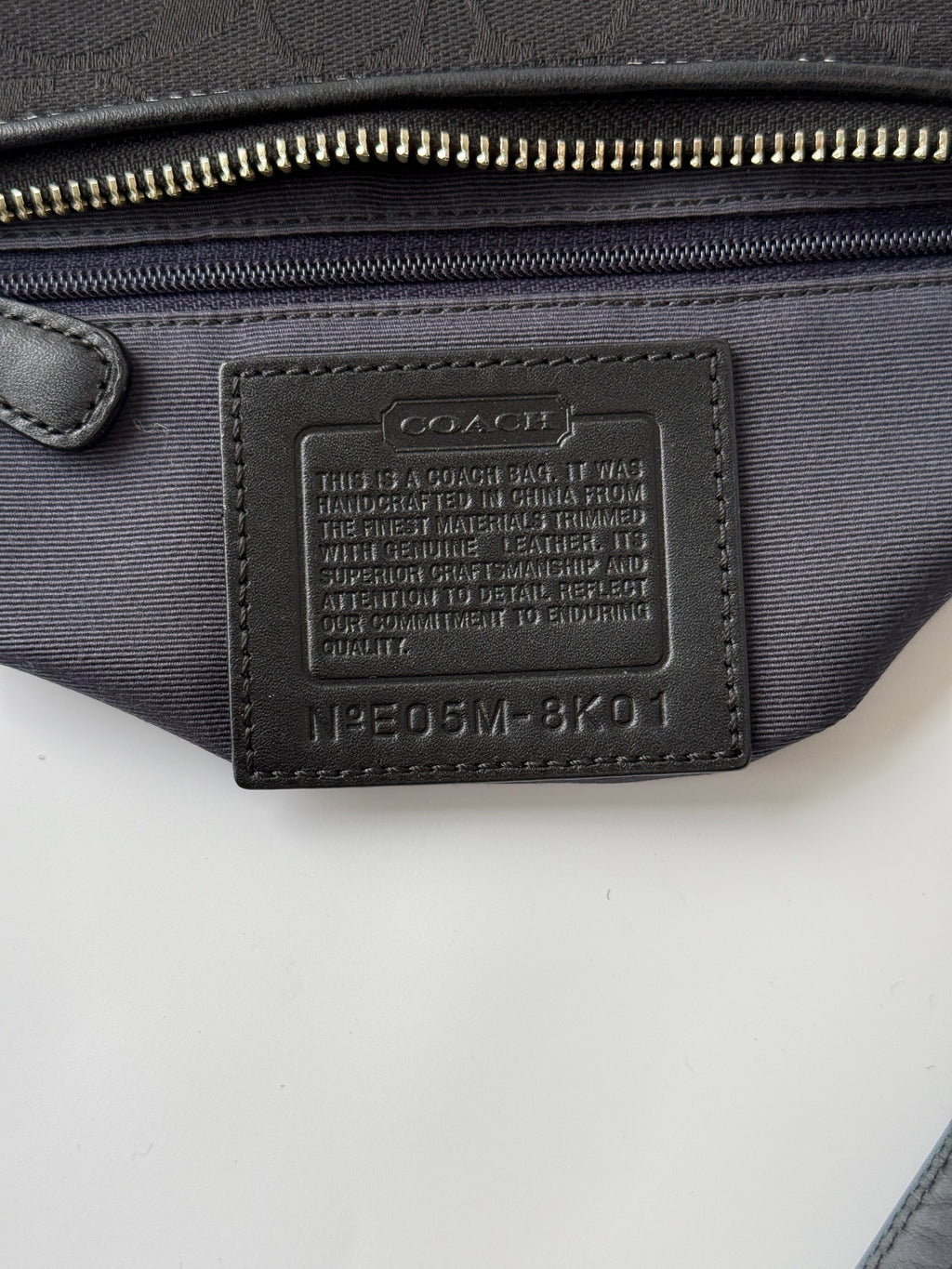 Vintage Coach Baguette East West Bag Black Signature Canvas Shoulder Bag Y2K