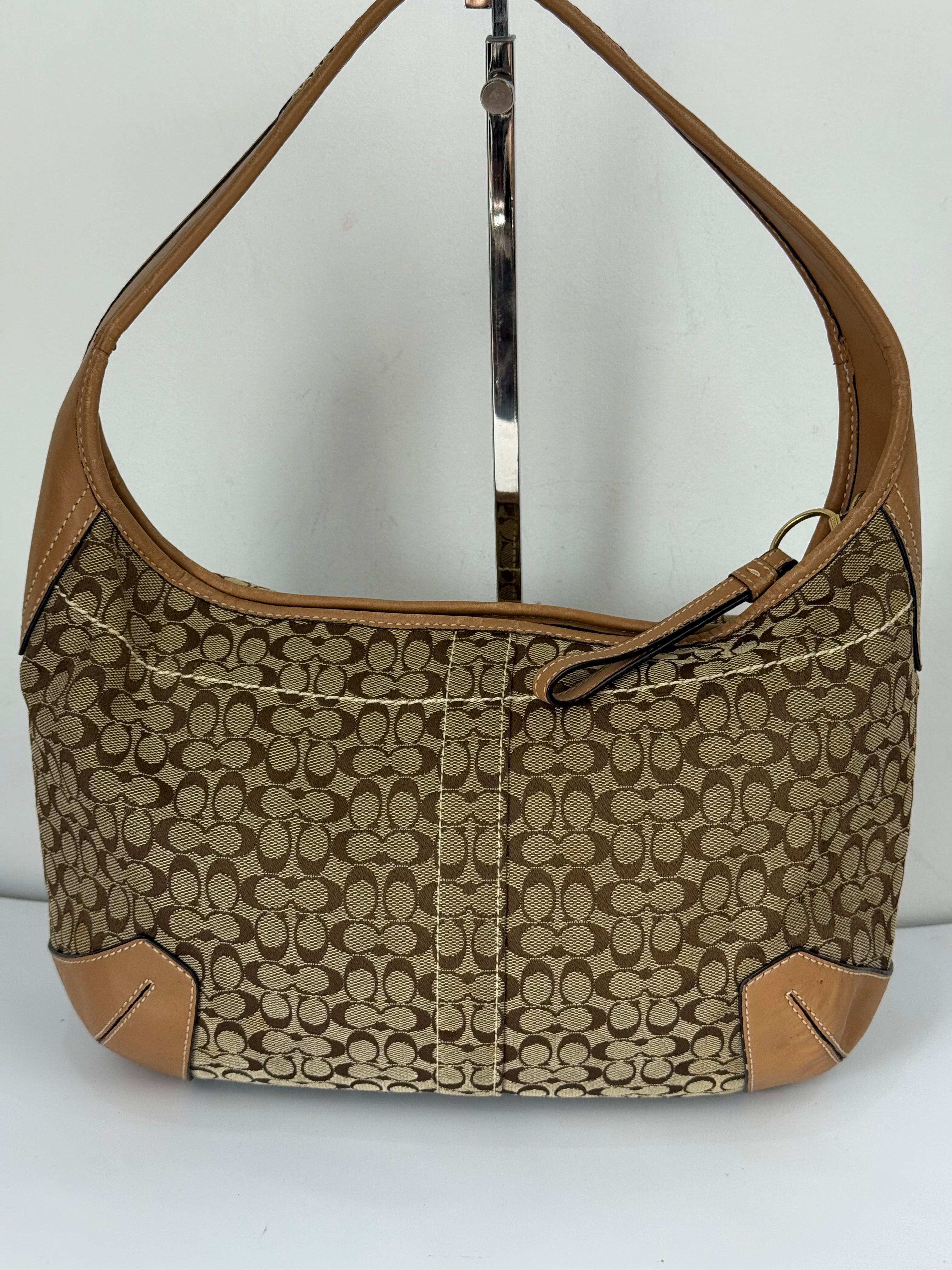 Vintage Coach Ergo Brown/Tan Bag Coach Signature Y2K HandBag