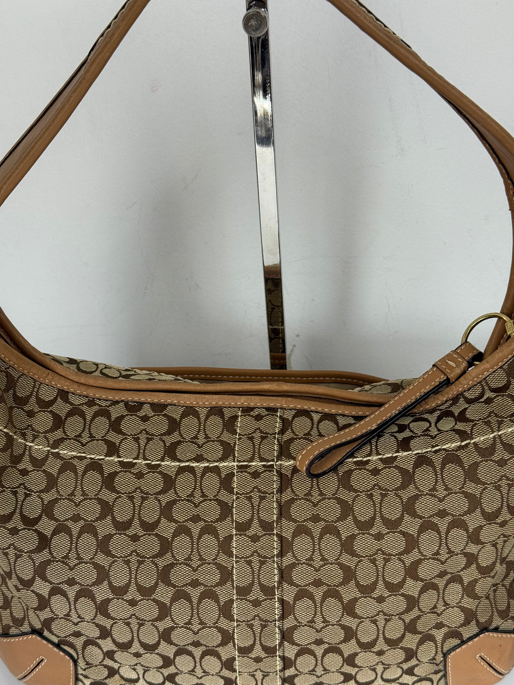 Vintage Coach Ergo Brown/Tan Bag Coach Signature Y2K HandBag