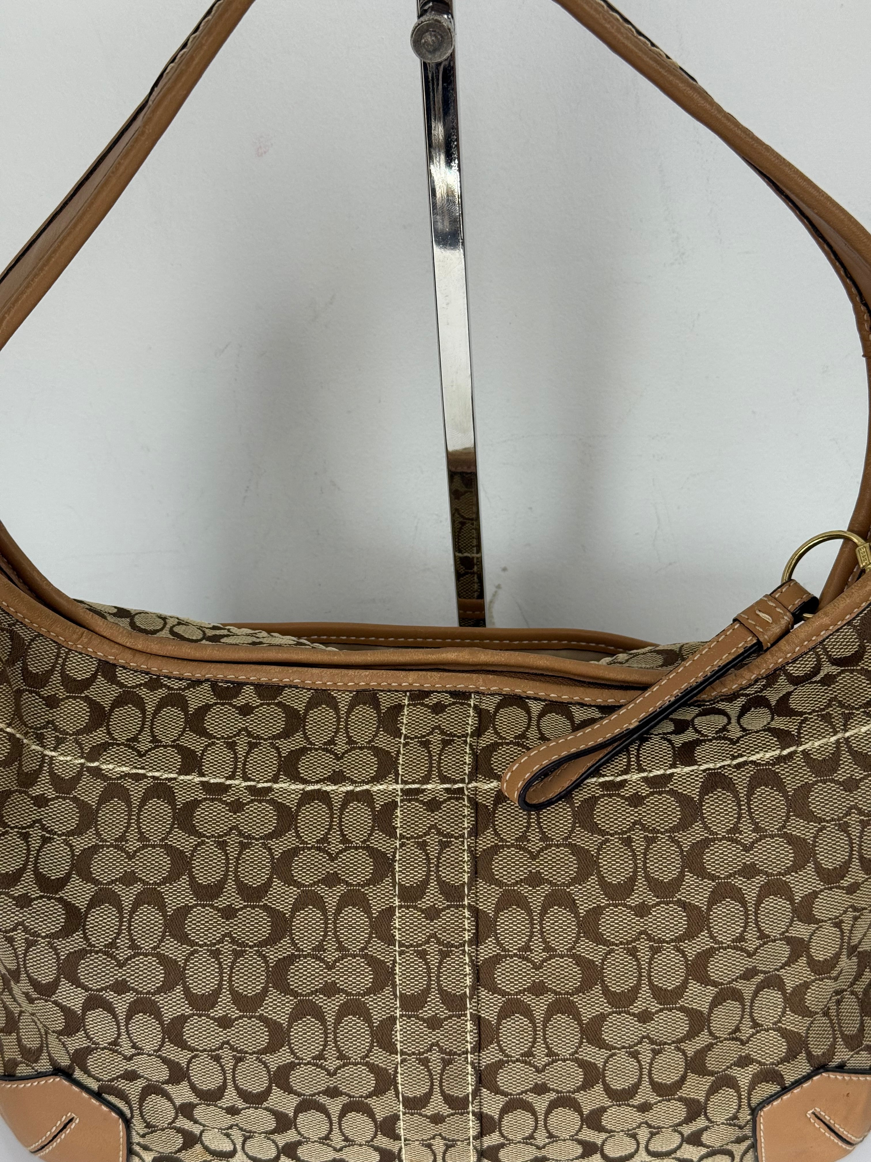 Vintage Coach Ergo Brown/Tan Bag Coach Signature Y2K HandBag