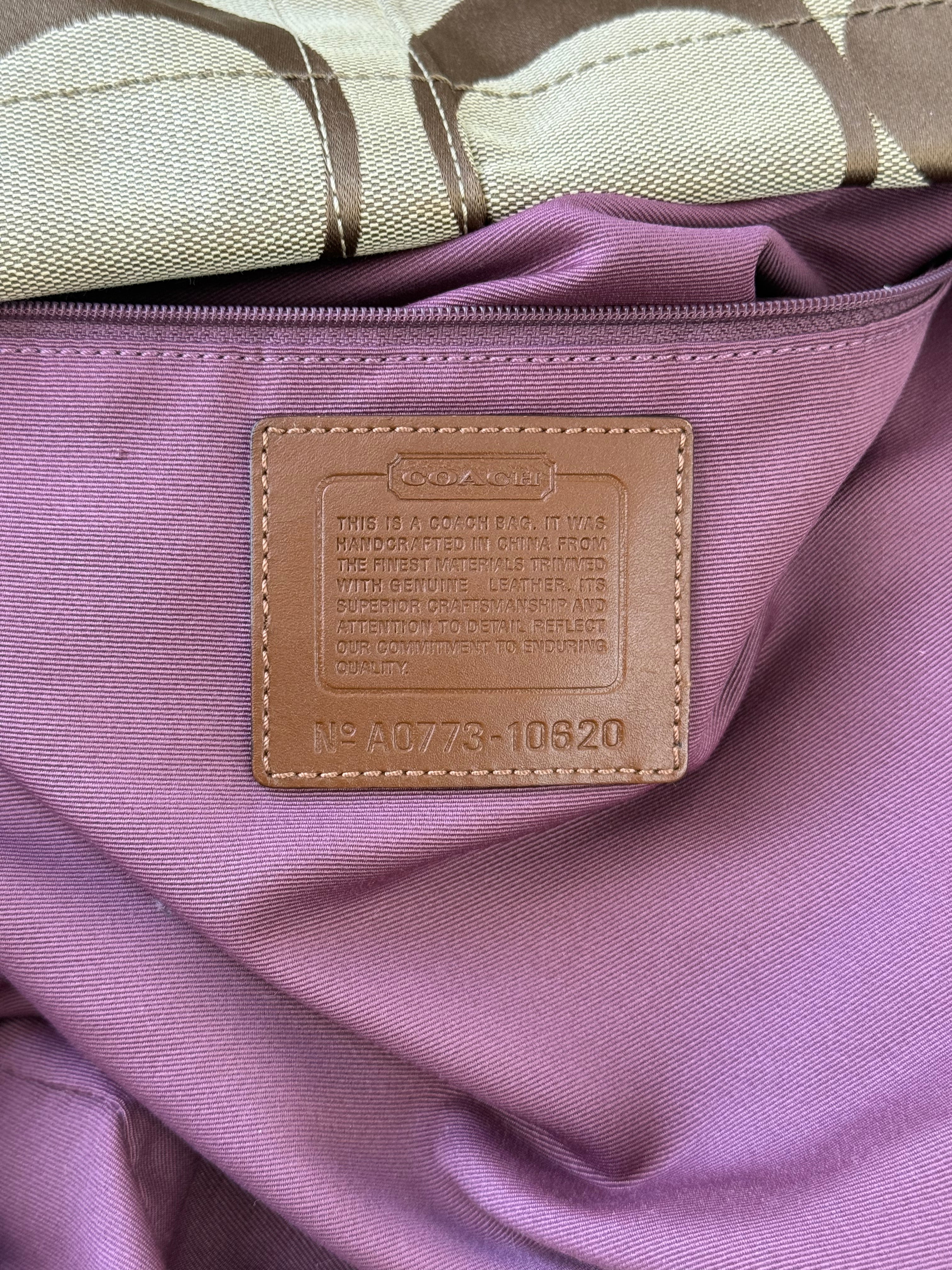Vintage Coach Carly Bag Coach Signature Hobo Bag 00s Y2K Bag